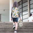 thumbnail image 3 of ALAZA Parrots Coconut School Backpack Lunch Box Set Student Bookbag, 3 of 7