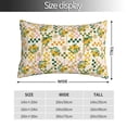 thumbnail image 2 of Pofeuu Hawaii Palms Print Polyester Microfiber Plush Pillowcases, Super Soft and Cozy Pillow Case Covers with Envelop Closure（Pillow core not included）-14"x20", 2 of 6