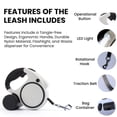 thumbnail image 3 of Retractable Dog Leash ,3-in-1 Dog Leash for Dogs With Flashlight，17-Foot Retractable Leash, Suitable for All Pets, 3 of 10