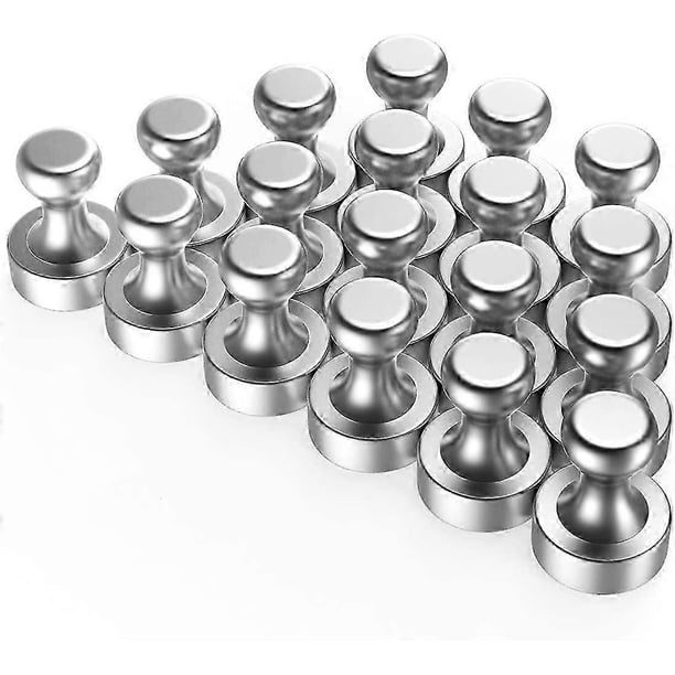 neodymium magnets, extremely strong N52 metal magnets, pack of 18, 12 x 16 mm, stainless steel cone