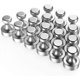 thumbnail image 1 of neodymium magnets, extremely strong N52 metal magnets, pack of 18, 12 x 16 mm, stainless steel cone, 1 of 5