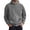 Grey, variant on Classic Washed Minimalist Solid Color Hoodie Jacket Relaxed Fit Pullover For Men And Adults Casual Wear Oversized Pullover Long Sleeve Crewneck Casual Tops
