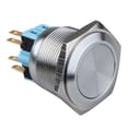 thumbnail image 4 of Cabeza plana de lámpara de luz indicadora de panel LED de iluminación multicolor impermeable de 28 mm Cabeza plana autoblocante Zulema Luz indicadora de metal, 4 of 5