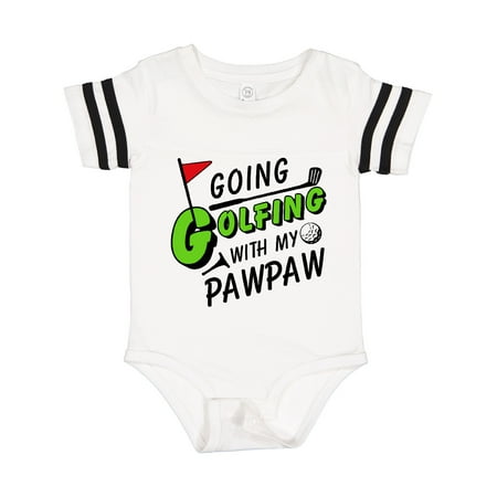 

Inktastic Going Golfing with My Pawpaw- Kids Golf Gift Baby Boy or Baby Girl Bodysuit