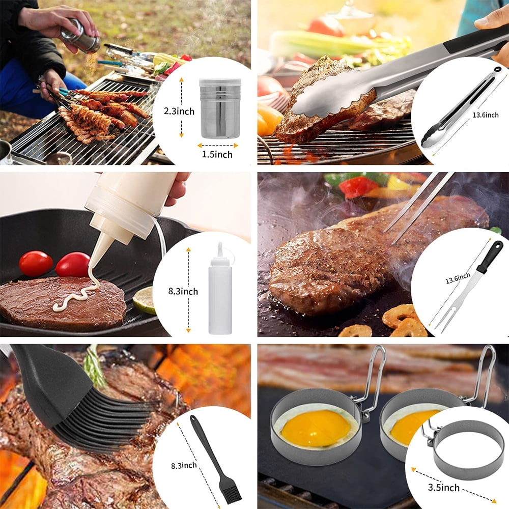 MIU Barbeque Grill Mats 4 pack 16" x 20"  Washable Reusable Reversible 