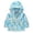 Light Blue, variant on Rain Jacket Baby Girl Toddler Girls Baby Hooded Jacket Zip Up Windproof Lightweight Print Coat for Autumn Spring Outdoor Sizes 12M-5Y (Blue,18-24 Months)