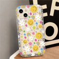 thumbnail image 3 of Funda de teléfono de flores para Samsung A54 5g, A52, A34, A24, A53, A23, A14, A32, A55, A15, A05S, S24 Plus, S22, S23 Ultra, S21, S20 FE, cubierta de sonrisa, 3 of 5