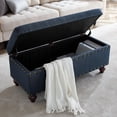 40.95" Ottoman Storage Benches Rectangular End of Bed Tool Linen