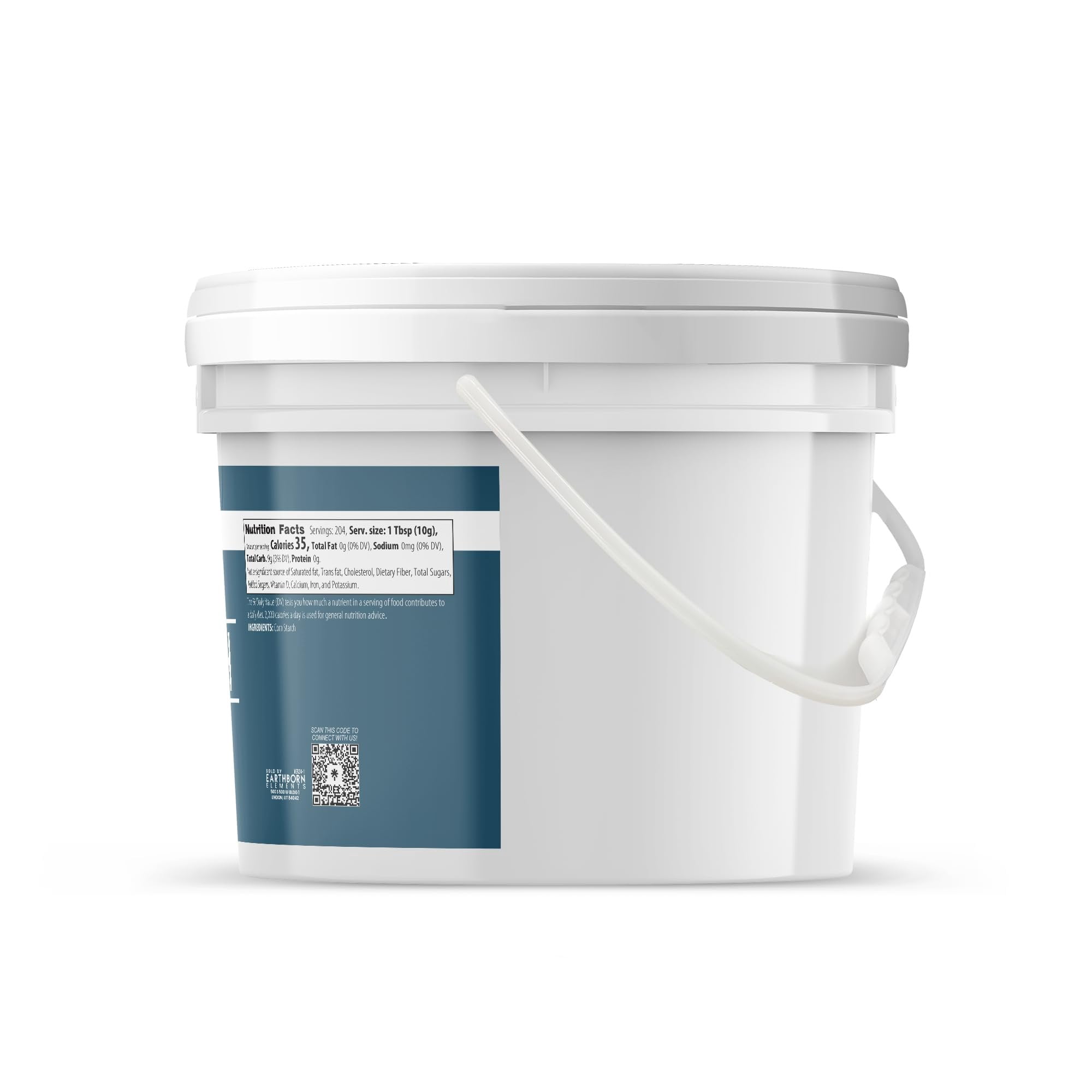Earthborn Elements Corn Starch 1 Gallon, Thickener For Sauces, Soup, & Gravy