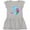 AC-Heather Grey, variant on Inktastic Second Birthday Mermaid Girls Toddler Dress