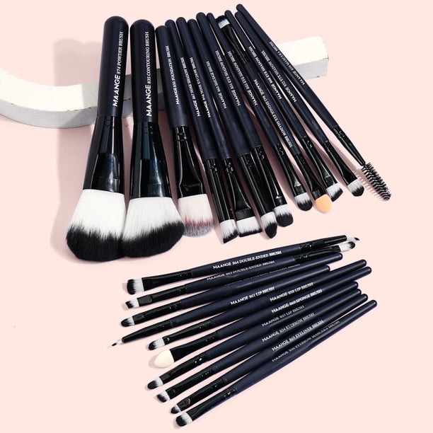 Juego de 22 brochas de maquillaje para base líquida
