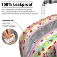 thumbnail image 5 of Lunch Bag Lunch Box for Women Reusable Insulated Lunch Bags,Water-Resistant Summer Time Watermelon Print Colorful Stripe Cooler Lunch Tote Bag, Large Capacity for Work Travel Picnic, 5 of 6