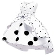 thumbnail image 2 of Girls Dalmatian Dress Up Polka Dot Bowknot Dress Cosplay Fancy Dresses, 2 of 6