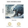 thumbnail image 3 of Nawypu  Polar Bear Winter Canvas Wall Art Print Canvas Wall Art Print Designs | Modern Artwork for Living Room Decor Gift (Polar Bear Winter,), 3 of 6