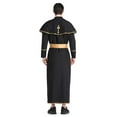 thumbnail image 3 of Disfraz de sacerdote para hombre adulto Fraile Tuck Medieval Católico Vicario Disfraz Ciervo SG Colcomx traje de sacerdote para hombres, 3 of 8