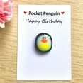 thumbnail image 2 of Iumwxz Greeting Cards with Encouraging Message for Valentine's Day, Pocket Penguin Decor Made of Glass, 0.9x1 Inch Size for Easy Carry in Pockets or Bags, White Elephant Gifts, 2 of 4