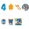 Sonic Boom Sonic The Hedgehog Party Supplies Party Pack For 16 With Blue #3 Balloon