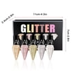 thumbnail image 3 of NARABB Christmas Gift Set Of 5 Diamond Glitter Liquid Eyeliner Set, 3 of 8