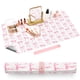 thumbnail image 1 of Tapete de maquillaje Teenyou Coquette Bow, impermeable, rosa, 1 of 7