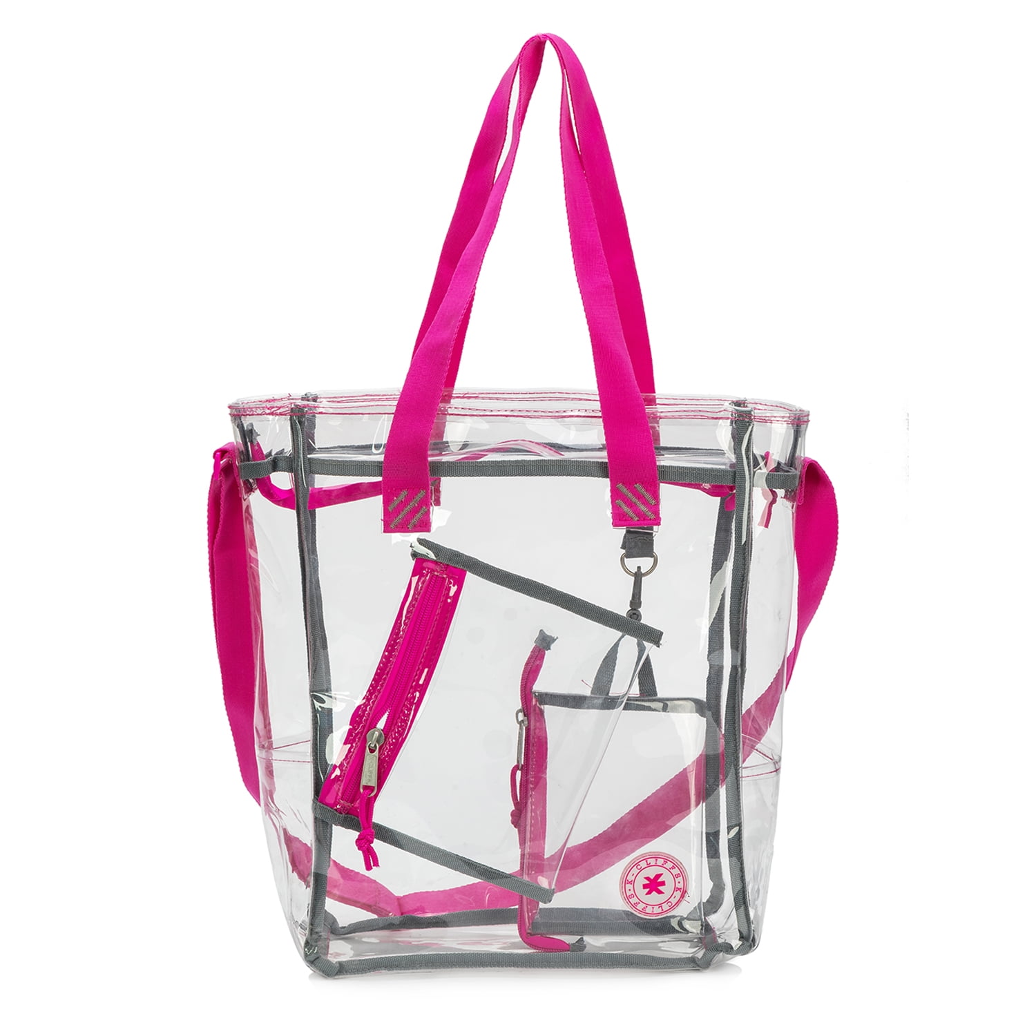Pink Clear Tote Bag