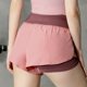 thumbnail image 5 of Pantalones cortos para correr de cintura alta para mujer, pantalones cortos deportivos de secado rápido con forro de malla y bolsillos con cremallera, 5 of 5
