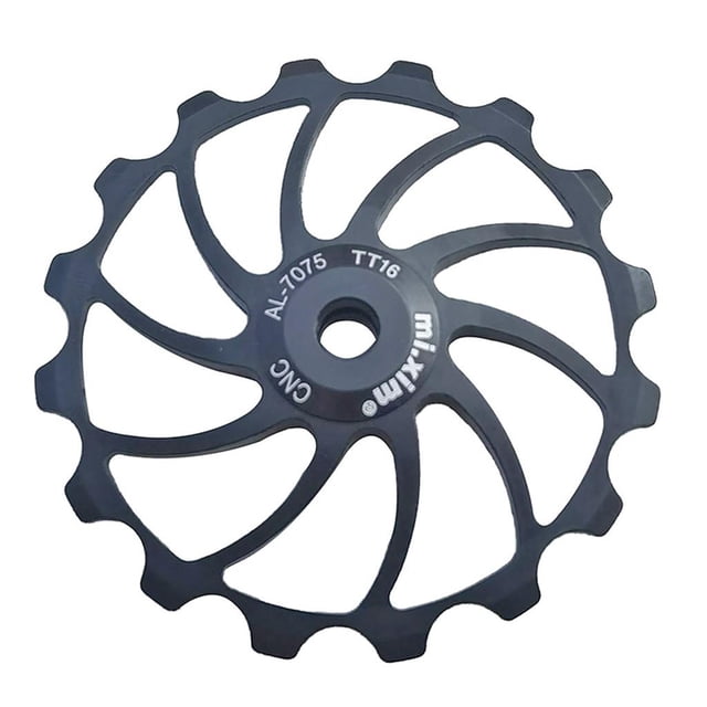 Bicicleta de ciclismo Zulema cambio trasero Rueda de guía Negro Rueda jockey