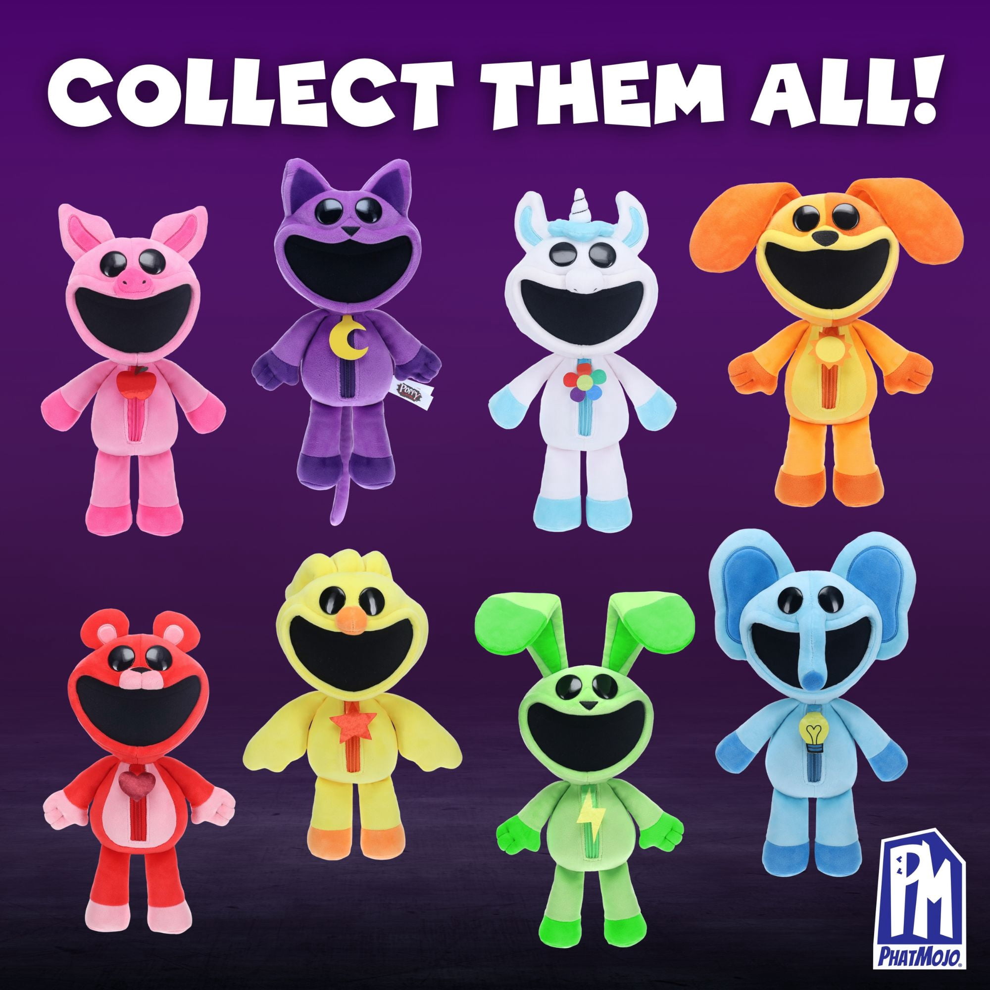 POPPY PLAYTIME - Hoppy Hopscotch Smiling Critters Deluxe Plush (14" Tall)