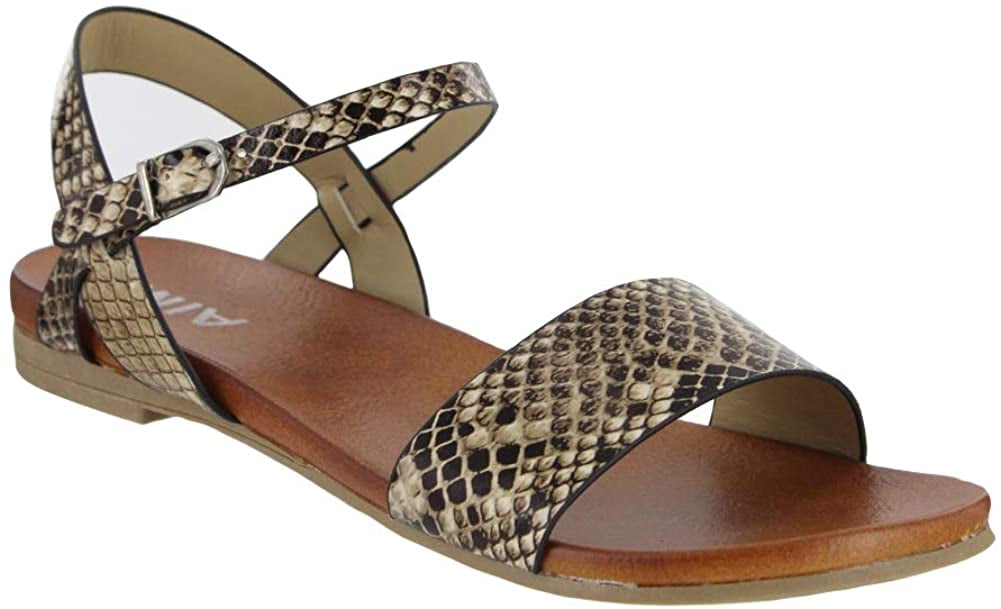 mia snakeskin sandals