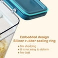 thumbnail image 3 of Clear Plastic Sealed Food Tank Moisture-proof Fresh-keeping Storage Box Snack Cereal Jar Container  Yellow  M, 3 of 10