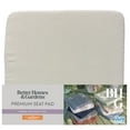 thumbnail image 4 of Better Homes & Gardens 19" x 18" Rectangle Outdoor Seat Pad Cushion, 1-Piece, Beige, 4 of 6