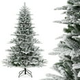 thumbnail image 4 of Árbol de Navidad Artificial Costway Cubierto de Nieve 210 cm 1119 Puntas de PVC y PE 620 Luces LED, 4 of 4