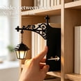thumbnail image 2 of Library Lantern Bookshelf Lamp – Vintage Bookend Decor with Warm LED Light, Reading Shelf Light for Home Library, Study Room, Book Lover Gift, 2 of 8