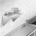 thumbnail image 6 of GRIDMANN 18" x 24" NSF Stainless Steel Kitchen Wall Mount Shelf w/ Backsplash, 6 of 7