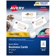 thumbnail image 1 of Tarjetas de presentación Avery Clean Edge, 2 x 3,5 pulgadas, 1000 impresoras láser, 1 of 9