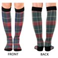 thumbnail image 4 of FORMRS Womens Knee High Socks Casual Long Thick Travel Daily Wear, 1 Pair, Warm Tartan Mosaic, 4 of 6
