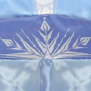 Jurebecia Snow Queen Princess Dress up Costume for Girl Birthday Party Blue Dresses up Little Girls Christmas Halloween Cosplay Costume with Accessories 6T 4-5 Years
