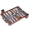thumbnail image 4 of Juego de mesa Backgammon AMEROUS Classic de 28 cm con funda de piel, 4 of 7
