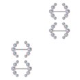 thumbnail image 4 of QualitChoice Nipples Ring Breast Ornament Fashion Accessory Simple Body Decor for Women Electroplated 2Set, 4 of 6