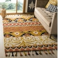 thumbnail image 2 of SAFAVIEH Suzani Melody Southwestern Wool Area Rug, Rust/Gold, 5' x 8', 2 of 8