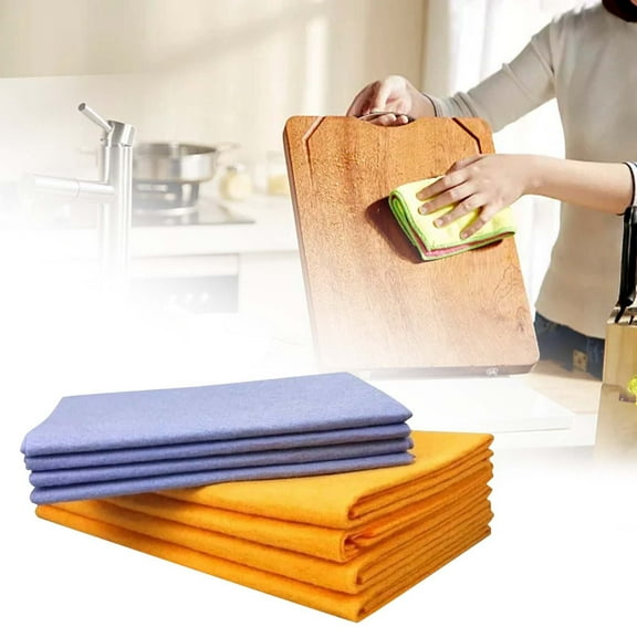 LLDYYDS Ultra-Absorbent Miracle Cleaning Shammy, Multi-Purpose Cleaning Shammy Chamois Towel Cloth,Kitchen Cleanings Wiping Rags