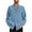 Light Blue, variant on Hvyesh Men's Long Sleeve Button Down Linen Shirt Big and Tall Casual T Shirt Loose Wrinkle Free Wedding Work Shirts