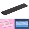 thumbnail image 2 of PU Keyboard Wrist Rest Pad Anti-Skid PU Wrist Rest Pad Cushion for Desktop Computer Home 87 Keys Black, 2 of 9