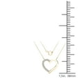 thumbnail image 4 of aaXia 14K Yellow Gold Diamond Accent Heart Shaped Necklace, 4 of 4