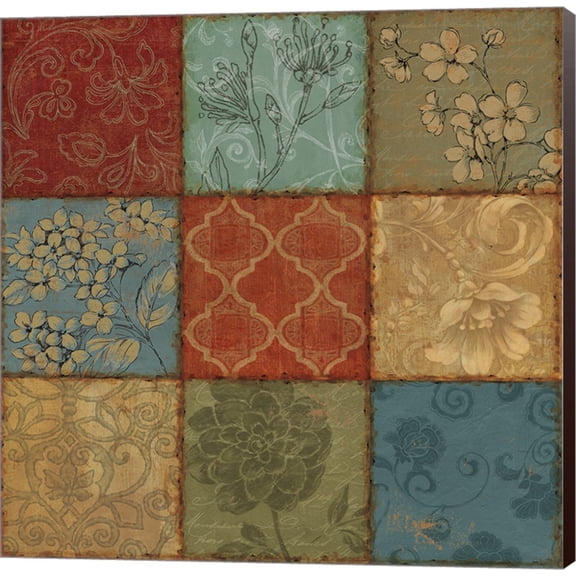 Great Art Now Barcelona I Layered by Daphne Brissonnet Canvas Wall Art