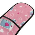 thumbnail image 4 of Yayeee Double Oven Mitt Kitchen Heat Resistant Baking 35" x7" Quilted Glove, Love Connection, 4 of 6