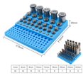thumbnail image 4 of Portabrocas Multifuncional, Caja para Guardar Brocas con 131 Orificios, Color Azul, 4 of 6