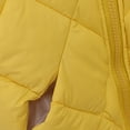 thumbnail image 5 of NAISIBABY Boys Girls Winter Jacket, Solid Color Long Sleeve Thickening Casual Hooded Coats Yellow 7-8T, 5 of 8