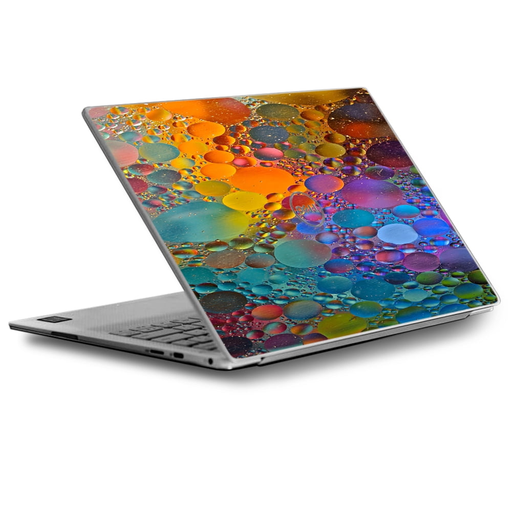 Skin Decal for Dell XPS 13 Laptop Vinyl Wrap / Color Bubbles Splash