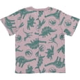 thumbnail image 4 of Jurassic Park Boys Adaptive T-Shirt & Cargo Sweatpants Set, Dinosaur Adventure Clothing Little and Big Boys Sizes, Vino/Light Purple, Medium, 4 of 8