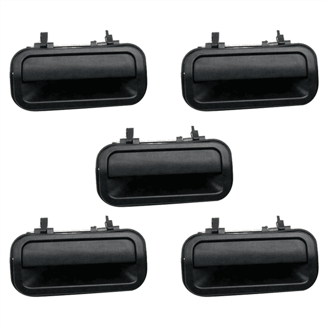 5X IZ1521106 Poignées de Porte Arrière Droite Extérieure Noires de Remplacement pour Rodeo 1998 1999 2000 2001 2002 2003